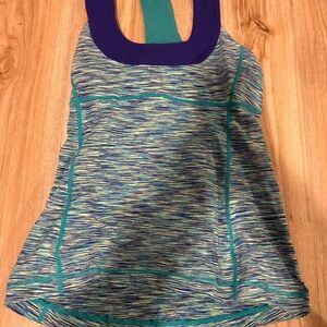 Lululemon Women's Multicolor Athletic Tank Top